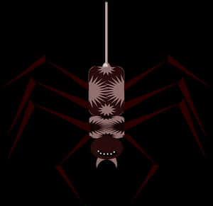 Abstract Spider Illustration PNG image with transparent background