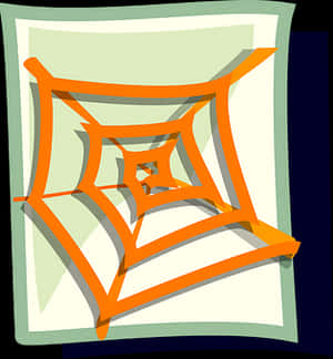 Abstract Spider Web Art PNG image with transparent background