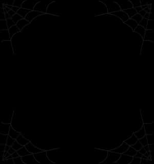Abstract Spider Web Corners Design PNG image with transparent background