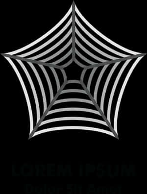 Abstract Spider Web Design PNG image with transparent background