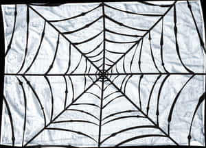 Abstract Spider Web Design PNG with transparent background