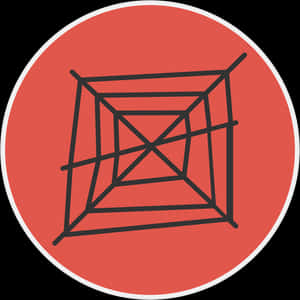 Abstract Spider Web Icon PNG image with transparent background