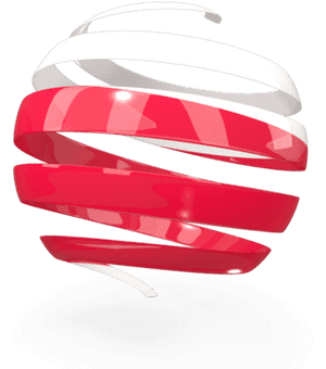 Abstract Spiral Sculpture3 D Render PNG image with transparent background