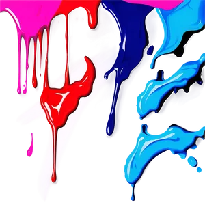 Abstract Spray Paint Drip Png Gyq PNG Image