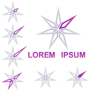 Abstract Star Design Concept PNG with transparent background