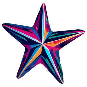 Abstract Star Vector Art PNG 48 PNG