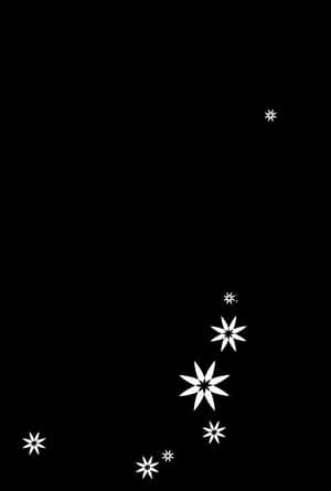 Abstract Starson Black Background PNG image with transparent background