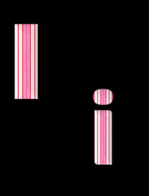 Abstract Striped Letter Illusion PNG image with transparent background