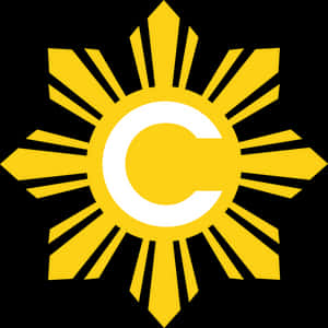 Abstract Sunand Rays Graphic PNG