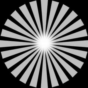 Abstract Sunburst Design PNG