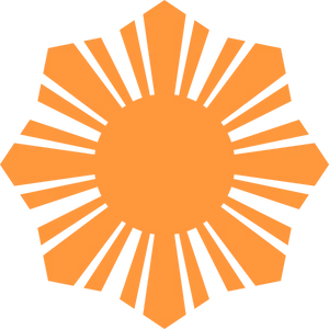 Abstract Sunburst Graphic PNG Image