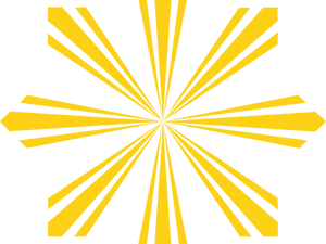 Abstract Sunburst Pattern PNG image with transparent background