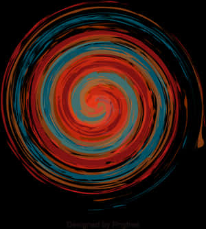 Abstract Swirl Artwork PNG with transparent background
