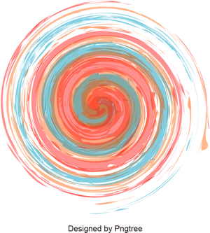 Abstract Swirl Artwork PNG Image