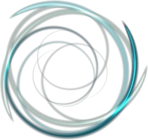 Abstract Swirling Circles Art PNG Image