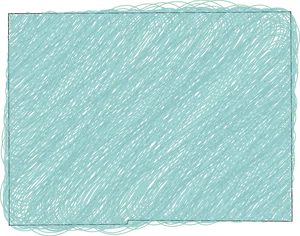 Abstract Teal Scribble Texture PNG Image