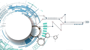 Abstract_ Technology_ Circle_ Background PNG image with transparent background
