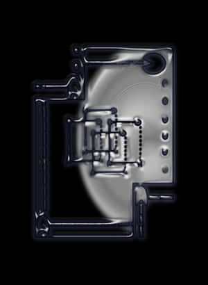 Abstract Technology Wallpaper PNG image with transparent background