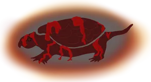 Abstract Tortoise Artwork PNG Image