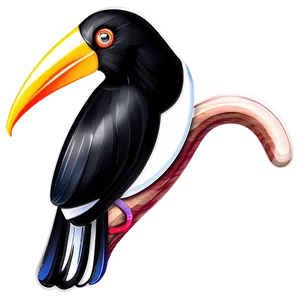 Abstract Toucan Graphic Png Ihb PNG Image