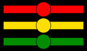 Abstract Traffic Light Concept PNG image with transparent background
