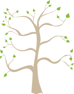 Abstract Tree Artwork PNG