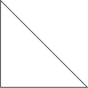 Right Triangle Png - Triangle 90 Degree PNG