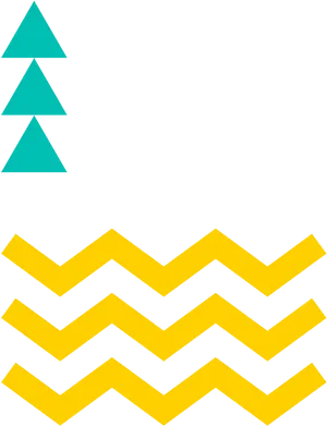 Abstract Trianglesand Chevron Pattern PNG Image