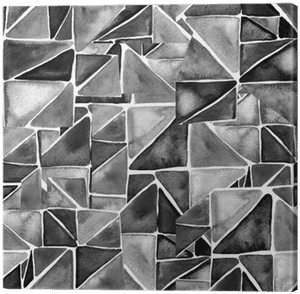 Watercolor Triangles Seamless Pattern - Triangle PNG