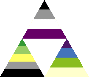Transparent Pride Flag Clipart - Asexual And Aromantic Flag, HD Png Download PNG