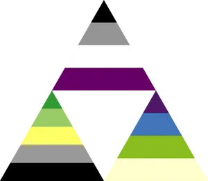 Abstract Triforce Design.png PNG Image