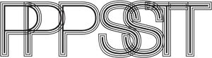 Abstract Typography Overlap PNG Image