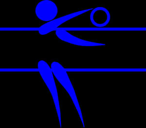Abstract Volleyball Spikeand Block PNG image with transparent background