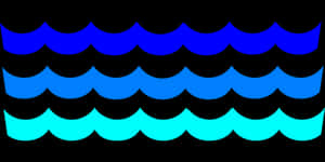 Abstract Water Waves Pattern PNG image with transparent background