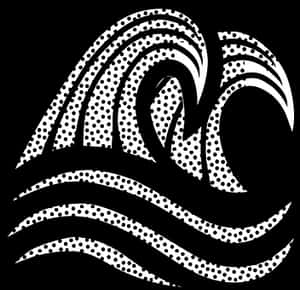 Abstract Wave Pattern PNG image with transparent background