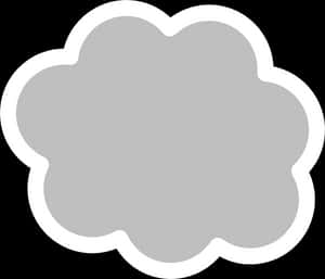 How To Set Use Cloud Icon White Border Clipart , Png - White Cloud Outline Png, Transparent Png PNG