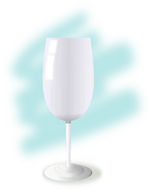 Abstract Wine Glass Illustration PNG Image