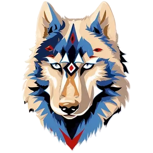 Abstract Wolf Face Icon Png Hso92 PNG Image