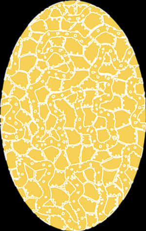 Abstract Yellow Egg Pattern PNG image with transparent background