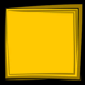 Abstract Yellow Frame PNG