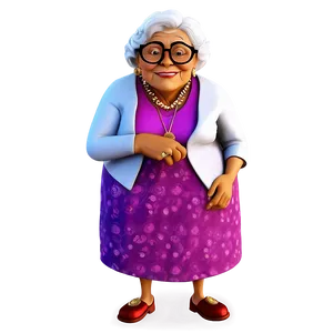 Abuela Cartoon Character Png 63 PNG Image