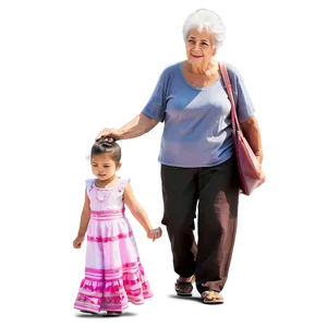 Abuela Holding Hands Png 26 PNG Image