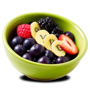 Acai Berry Bowl Toppings Png Kiv PNG Image