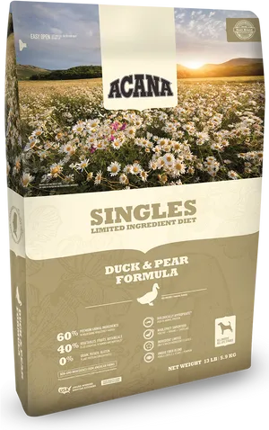 Acana Duckand Pear Dog Food Package PNG Image