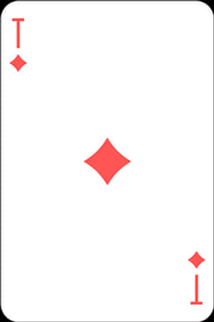 Aceof Diamonds Playing Card PNG image with transparent background