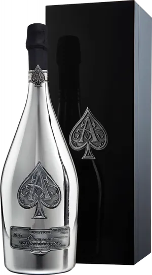 Aceof Spades Champagne Bottleand Box PNG Image