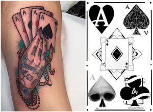 Aceof Spades Tattoo Designs PNG Image