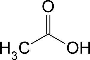 File - Acetic-acid - Acetic Acid Structure, HD Png Download PNG with transparent background