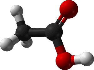 Hardware,acetic Acid,acid - Acetic Acid Ball And Stick Model, HD Png Download PNG with transparent background