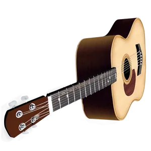 Acoustic Guitar In Spotlight Png Pwn PNG Image